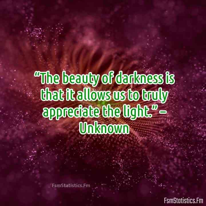 beauty of darkness quotes