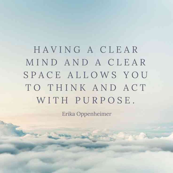 clearing mind quotes