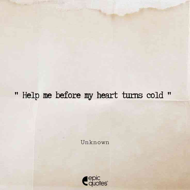 cold hearted quotes
