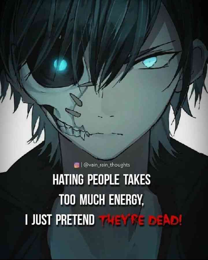 dark anime quotes