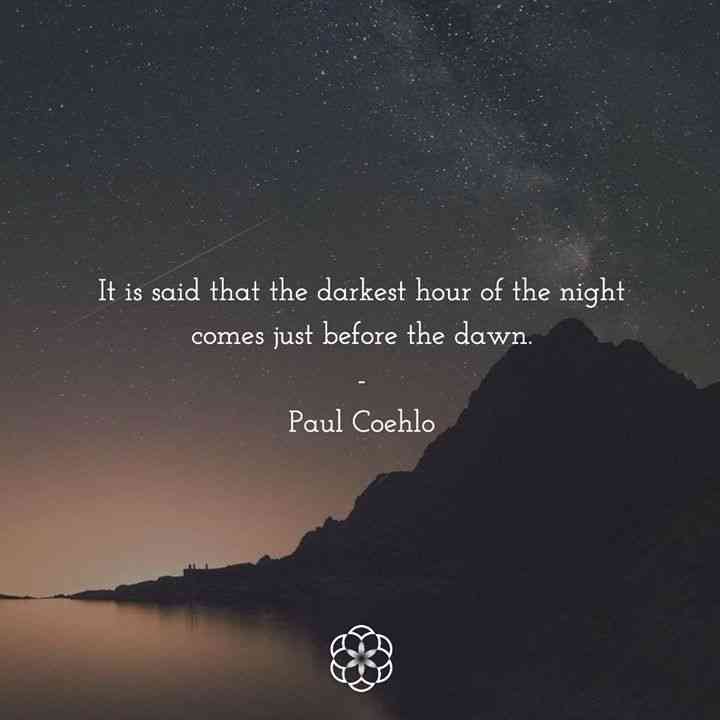 darkness before dawn quote
