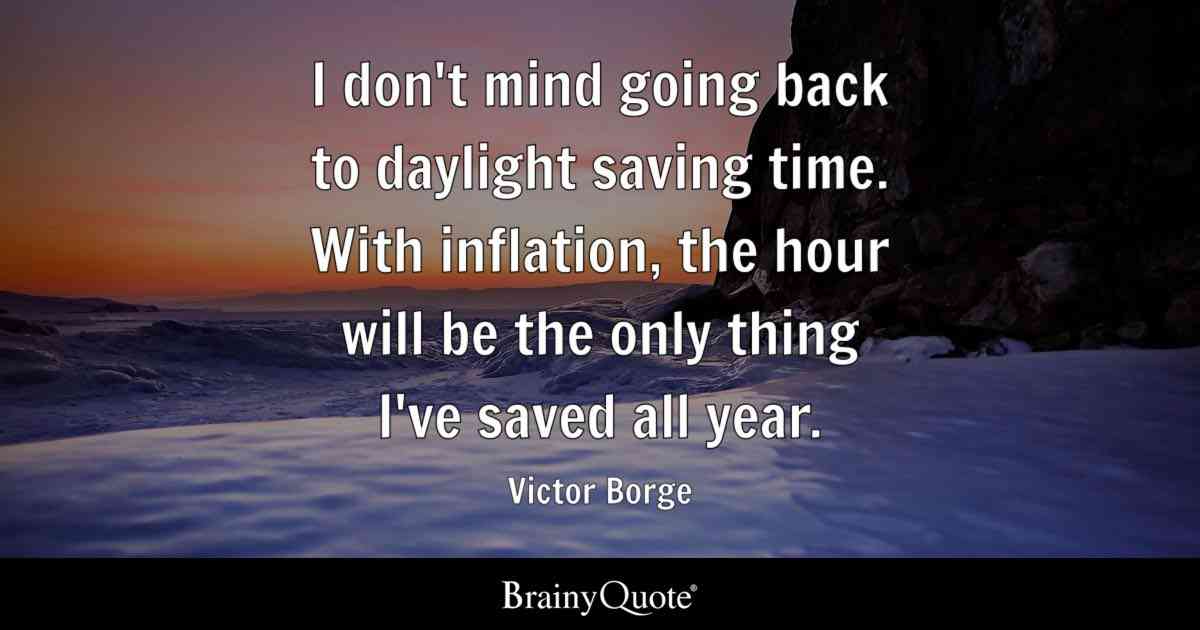 daylight savings quote