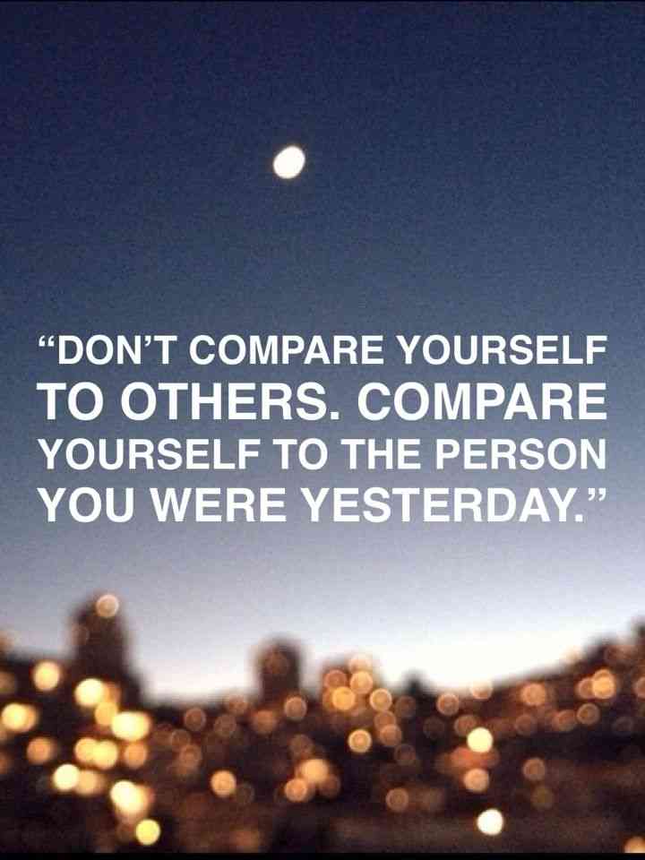 don't compare yourself with others quotes