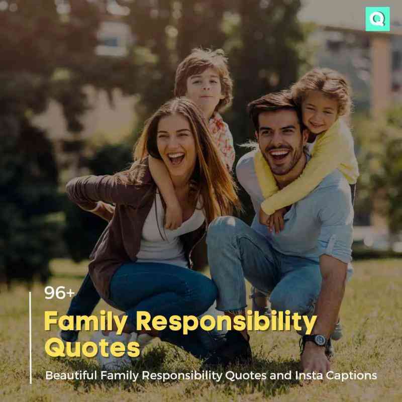 family responsibility quotes