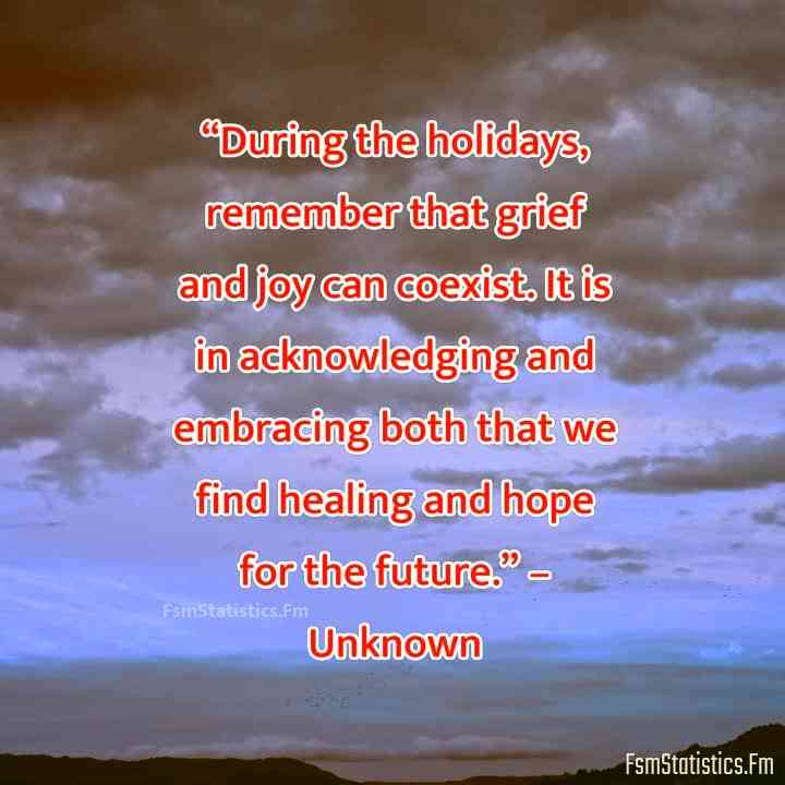 grief and holidays quotes