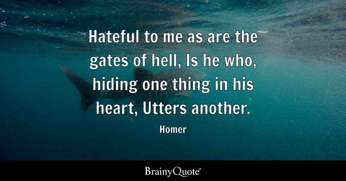 in hell quotes