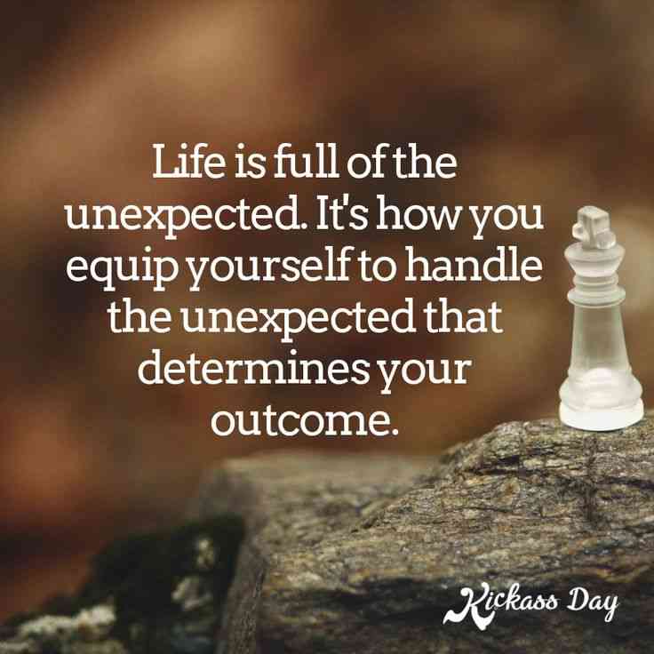 life is unexpected quotes