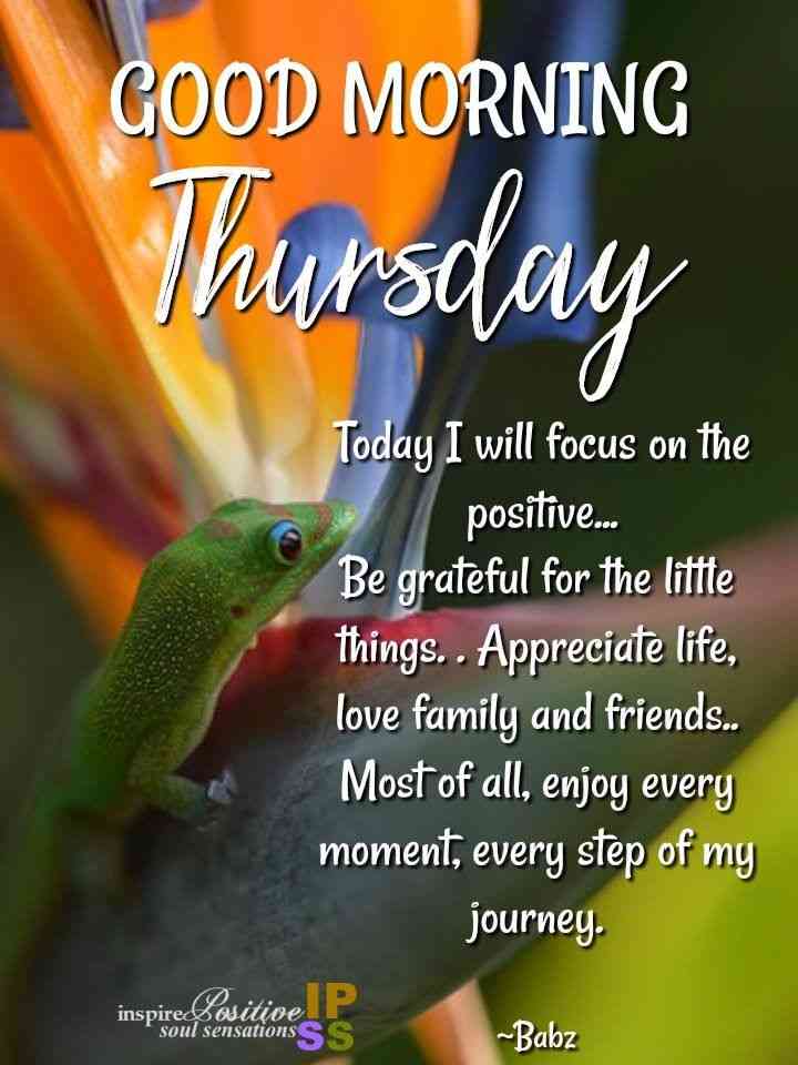 positive thursday morning quotes