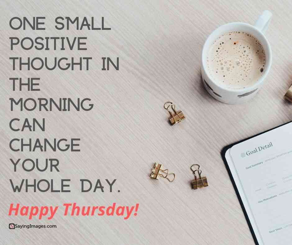 positive thursday quote