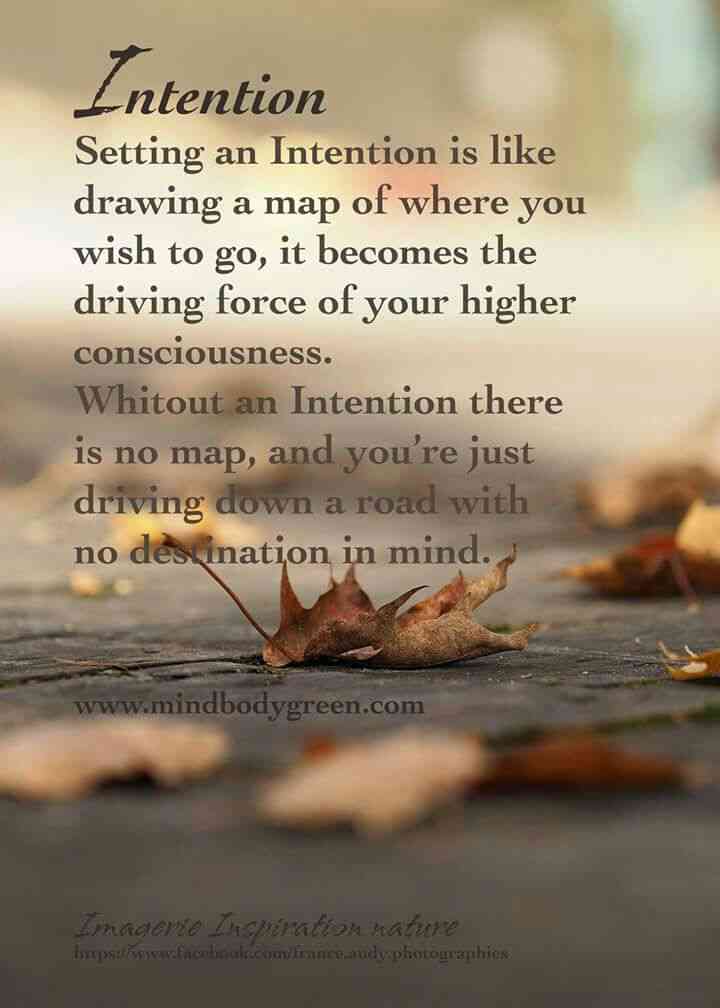 power of intention quotes