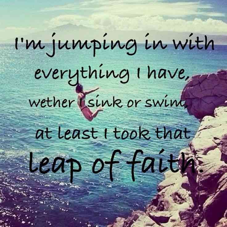 quotes about a leap of faith