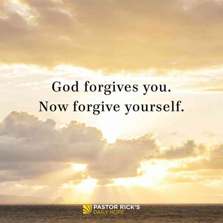 quotes about forgiving yourself