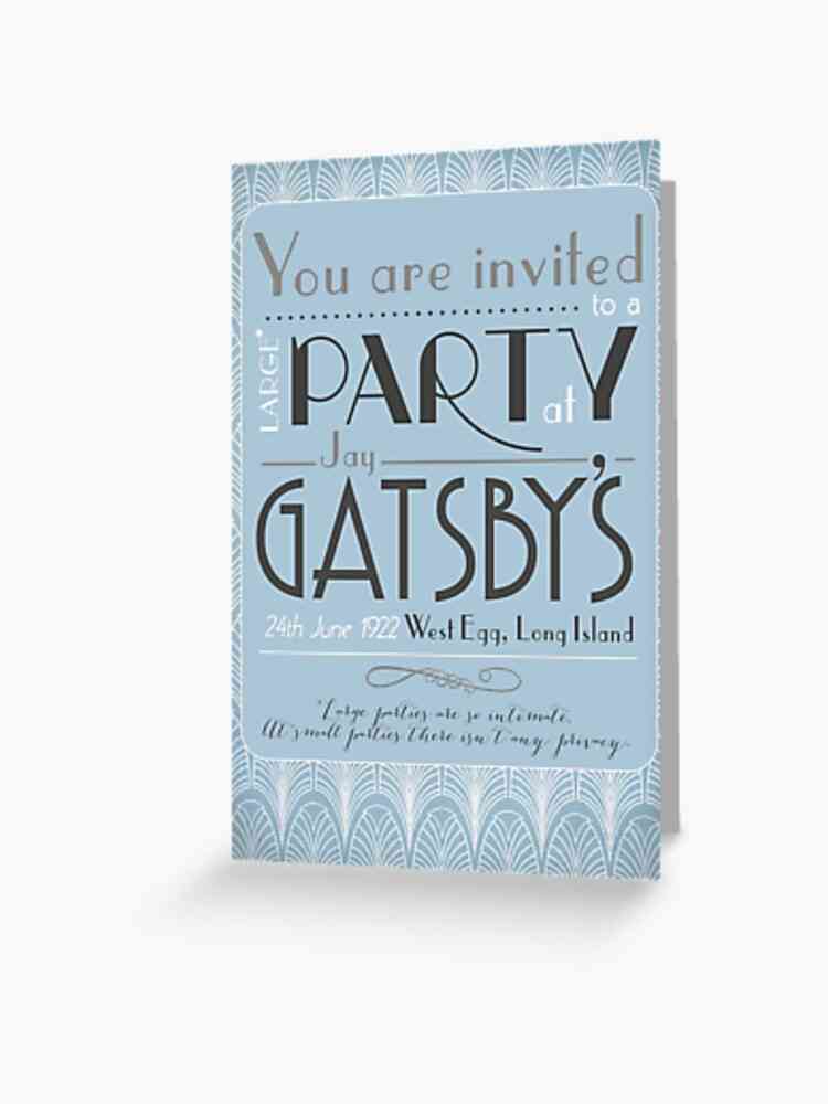 quotes about gatsby's parties