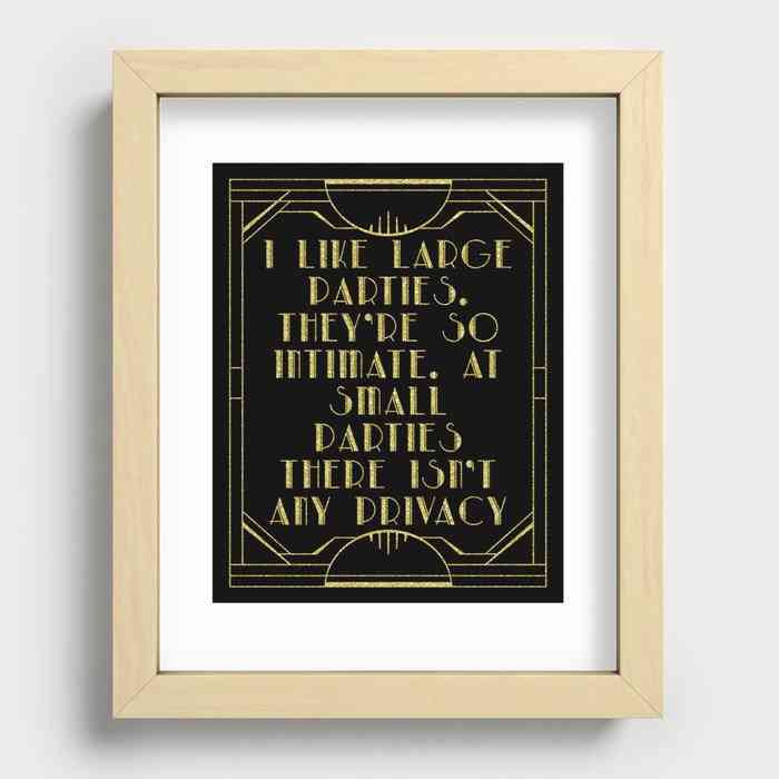 quotes about gatsby's parties