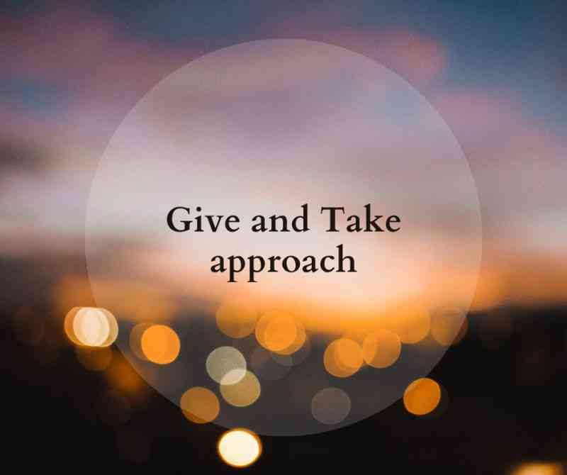 quotes about give and take