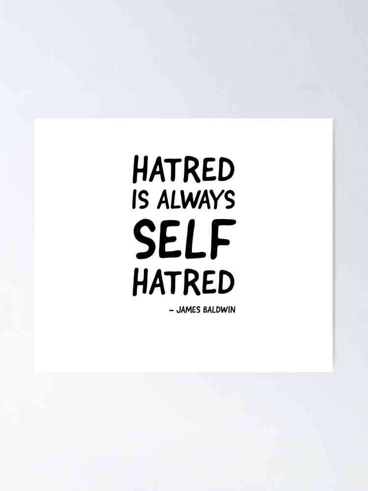 quotes about self hatred