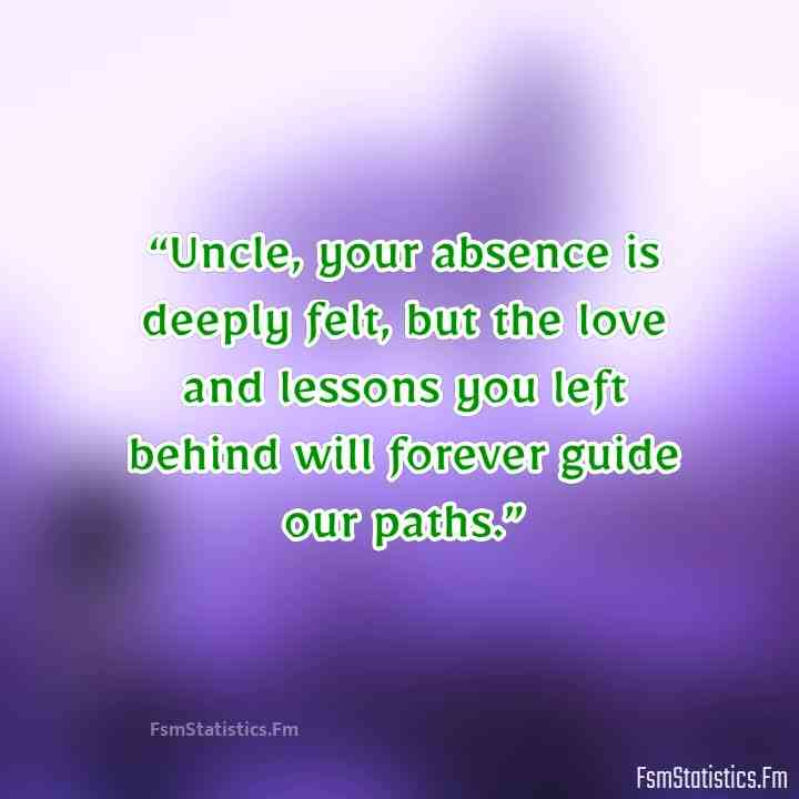 quotes for an uncle who passed away