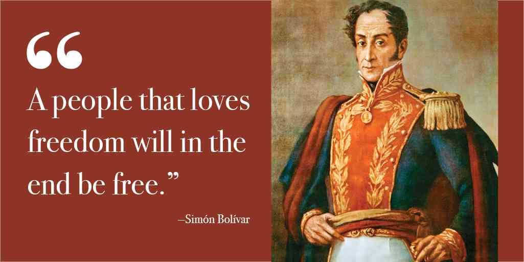quotes from simon bolivar