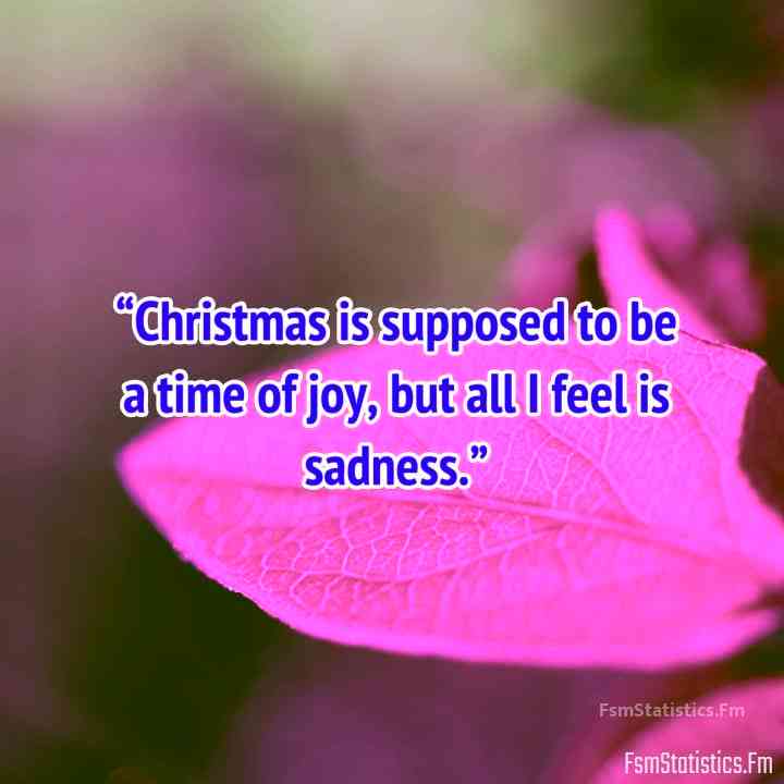 sadness christmas quotes
