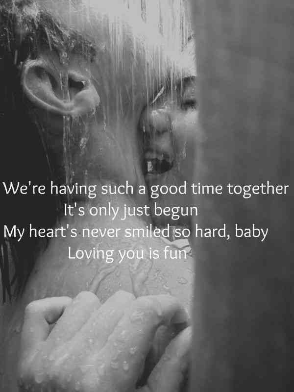 showering together quotes