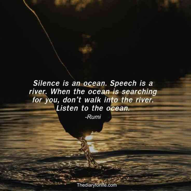silence rumi quotes