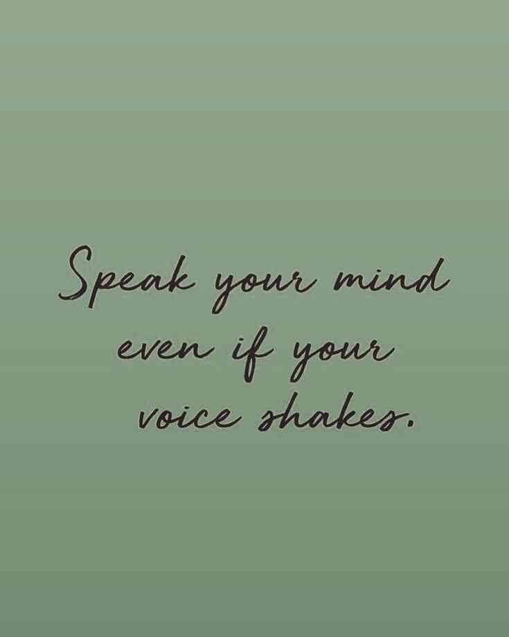 speak your mind quotes