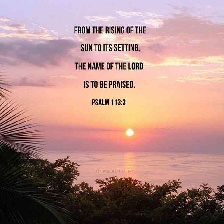 sunset quotes bible