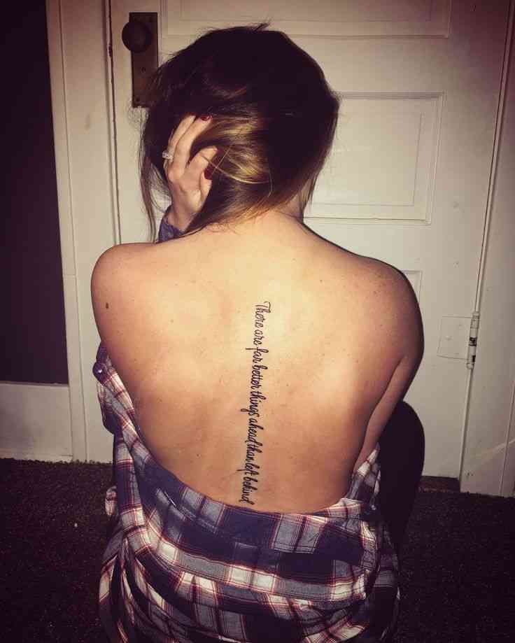 tattoo quotes on back