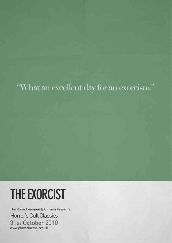 the exorcist movie quotes