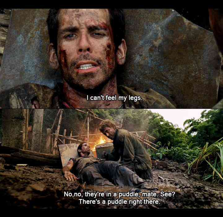 tropic thunder quotes