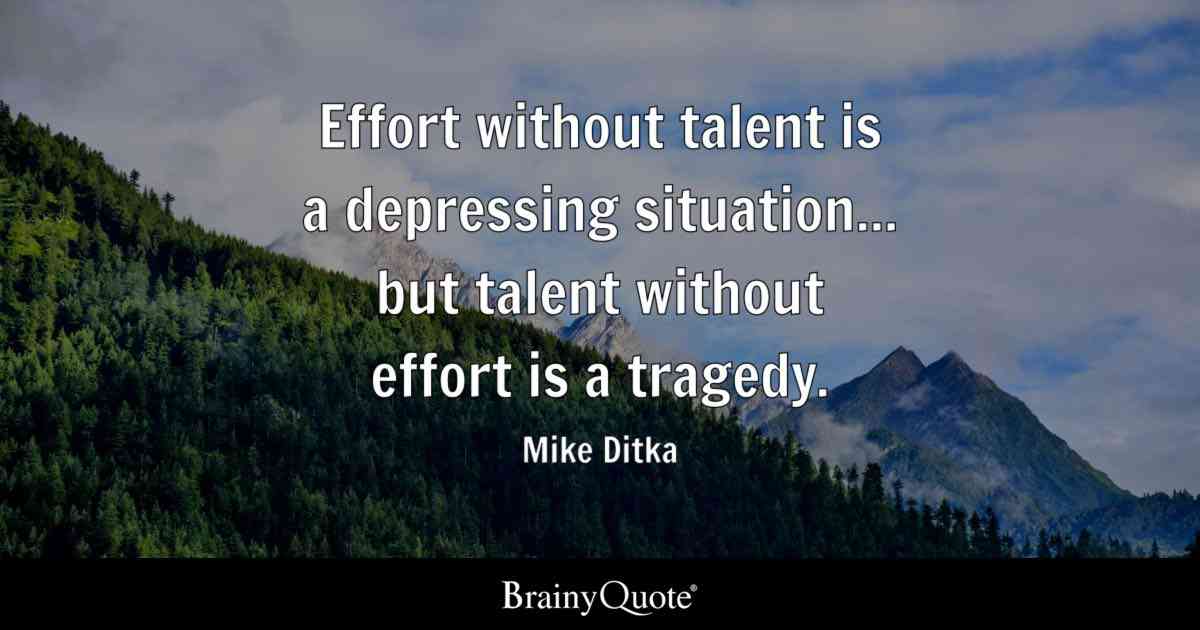 wasting talent quotes